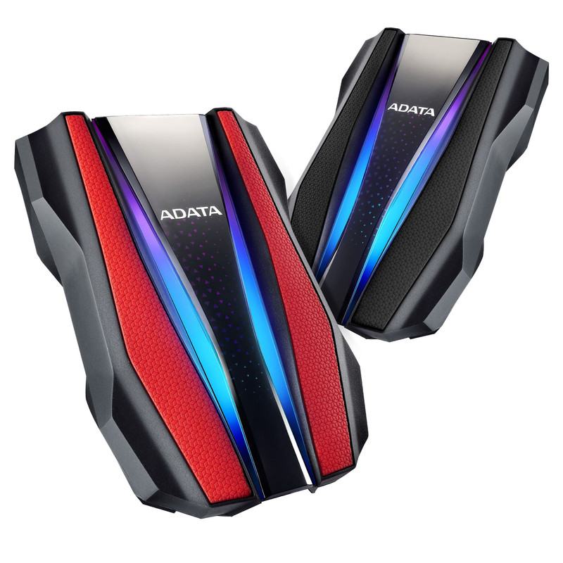هارد اکسترنال ای دیتا مدل HD770G  ظرفیت دو ترابایت دارای رابط USB Type-A 3.2